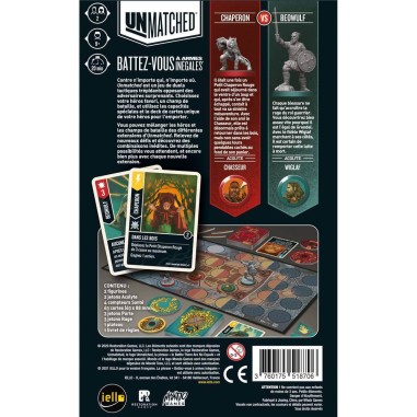 Unmatched : Petit Chaperon Rouge Vs Beowulf - Jeux de société - Iello