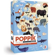 Puzzle - Animaux 500 pièces - Jeux classiques - Poppik
