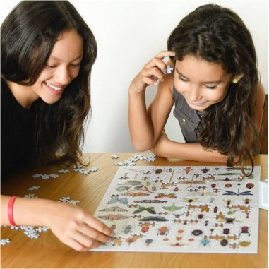 Puzzle - Insectes 500 pièces - Jeux classiques - Poppik