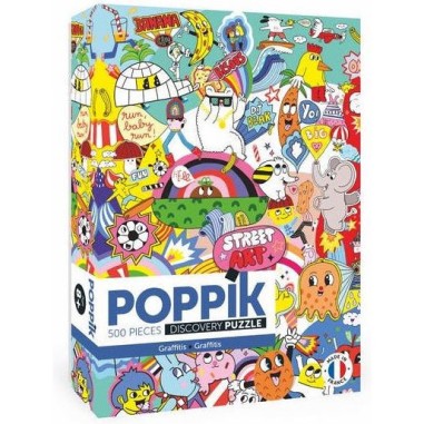 Puzzle - Graffiti 500 pièces - Jeux classiques - Poppik