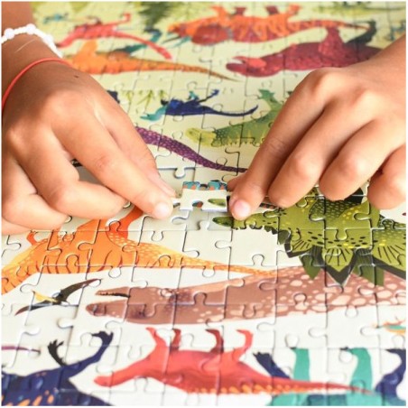 Puzzle - Dinosaures 280 pièces - Jeux classiques - Poppik