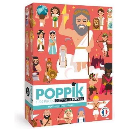 Puzzle - Mythologie 1000 pièces - Jeux classiques - Poppik
