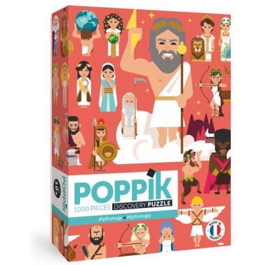 Puzzle - Mythologie 1000 pièces - Jeux classiques - Poppik