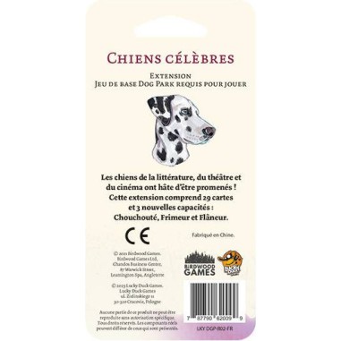 Dog Park : Chiens Célèbres - Extension - Jeux de société - Lucky Duck Games