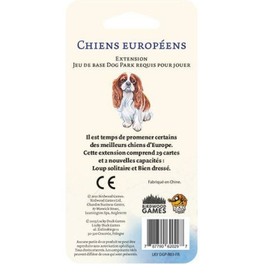 Dog Park : Chiens Européens - Extension - Jeux de société - Lucky Duck Games