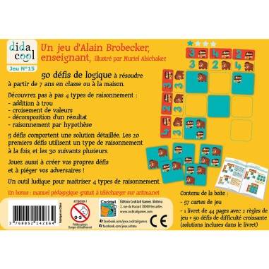 Logidingo - Jeu Pédagogique AritmaEsprit Jeu - Cocktail Games