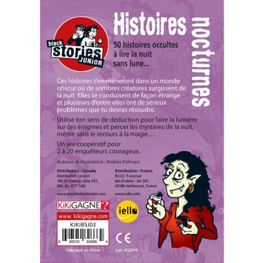 Black Stories Junior - Histoires Nocturnes - Jeu de société - Kikigagne - Kikigagne ?