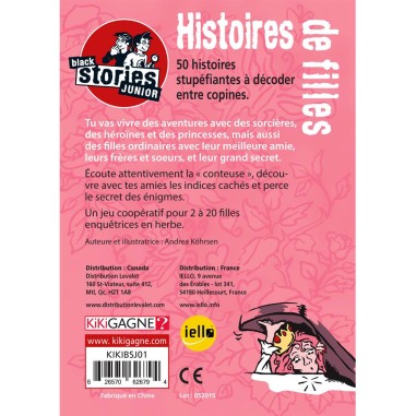 Black Stories Junior - Histoires de Filles - Jeu de société - Kikigagne - Kikigagne ?