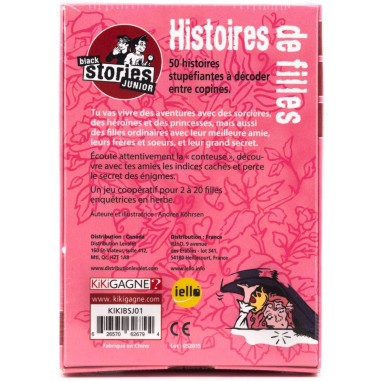 Black Stories Junior - Histoires de Filles - Jeu de société - Kikigagne - Kikigagne ?