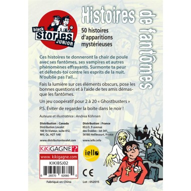 Black Stories Junior - Histoires de Fantomes - Jeu de société - Kikigagne - Kikigagne ?