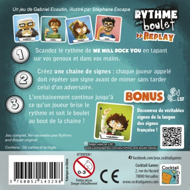 Rythme and Boulet : Replay - Un jeu - Cocktail Games