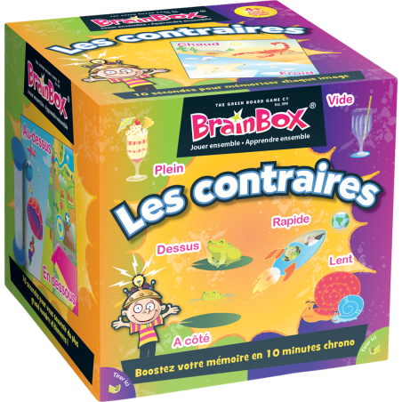 BrainBox: les Contraires - Jeux de société - Green Board Game Company - Green Board Games