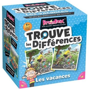 BrainBox: Trouve les Différences – Vacances - Jeux de société - Green Board Game Company - Asmodée