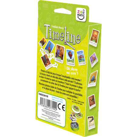 Asmodee Timeline Inventions - Jeu de Cartes & Culture Générale - Zygomatic