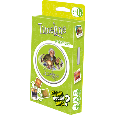 Asmodee Timeline Inventions - Jeu de Cartes & Culture Générale - Zygomatic