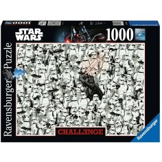 Puzzle 1000 pièces : challenge puzzle : star wars - Ravensburger