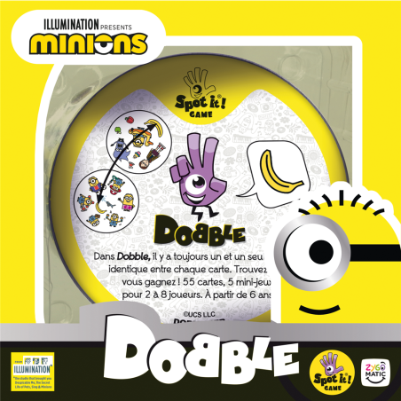 Dobble Minions - Jeux d'Observation et Rapidité - Zygomatic