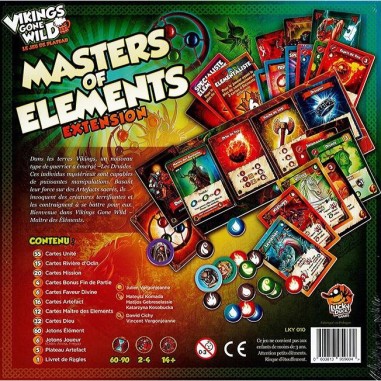 Vikings Gone Wild - Masters of Elements - Jeu de société - Lucky Duck Games