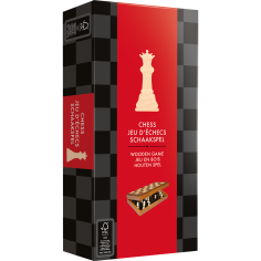 Jeu d'échecs pliable en bois - Mixlore