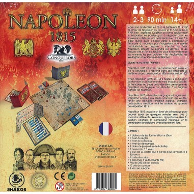 Napoléon 1815 - Jeux de société - Shakos