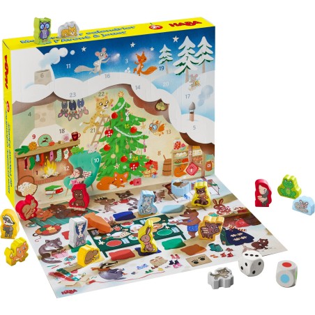 Mon premier calendrier de l’Avent à jouer – Noël chez la famille Ours - Jeux de société - Haba