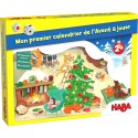 Mon premier calendrier de l’avent à jouer : Noël chez la famille ours - Haba
