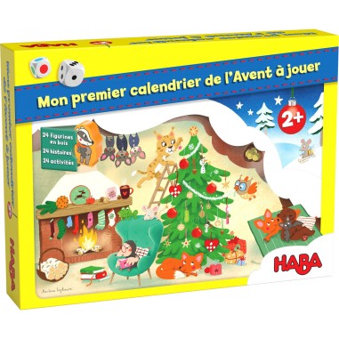 Mon premier calendrier de l’Avent à jouer – Noël chez la famille Ours - Jeux de société - Haba