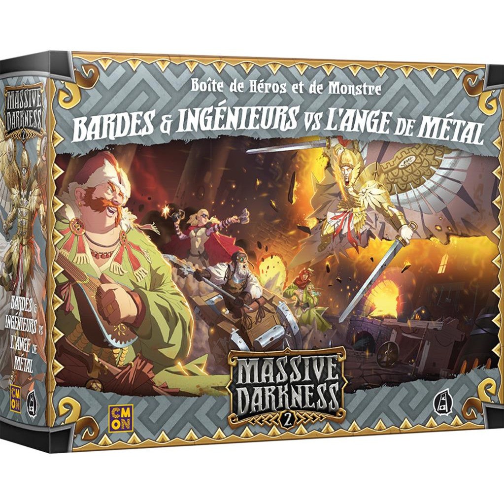 Bardes & Ingénieurs vs Ange du Métal Extension Massive Darkness 2 Cmon