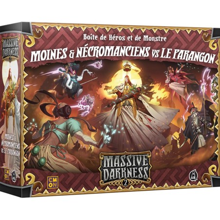 Massive Darkness 2 : Moines & Nécromanciens Vs Le Parangon - Extension - Jeux de société - Cmon