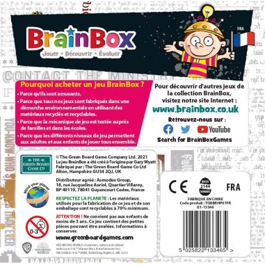 BrainBox - Harry Potter - Jeu Pédagogique - Green Board Games