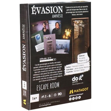 Evasion - Amnésie - Jeux de société - Matagot
