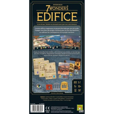 7 Wonders : Edifices - Extension - Jeux de société - Repos Production