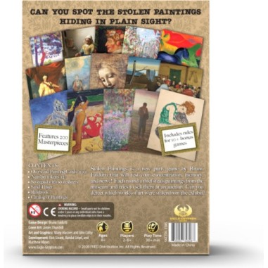 Stolen Paintings - Jeux de société - Eagle-Gryphon Games