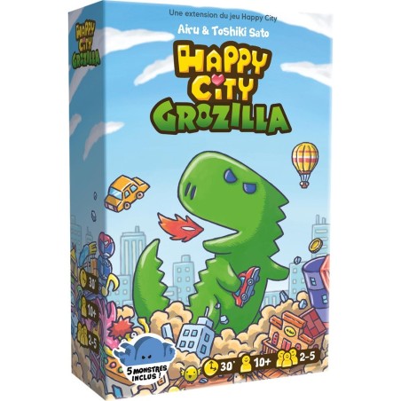 Happy City : Grozilla - Extension - Jeux de société - Cocktail Games