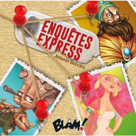 Enquêtes Express - jeu coopératif - Blam