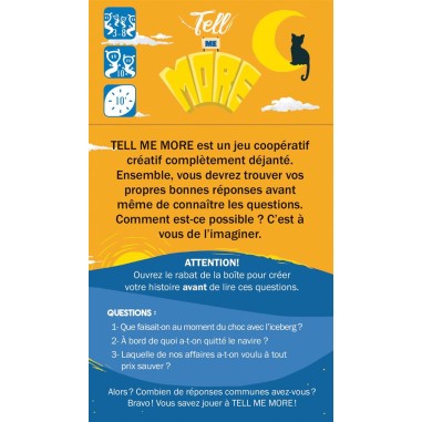 Tell me more - Jeux de société - Instaplay