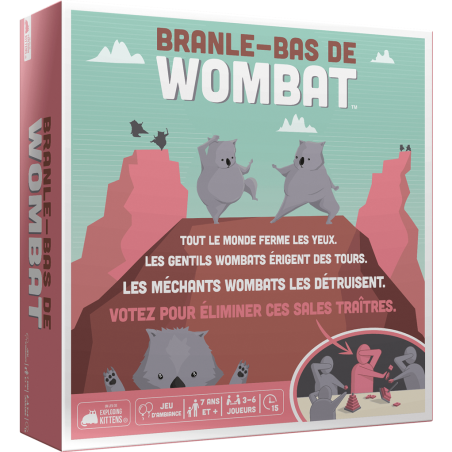 Branle-Bas de Wombat - Jeux de société - Exploding Kittens