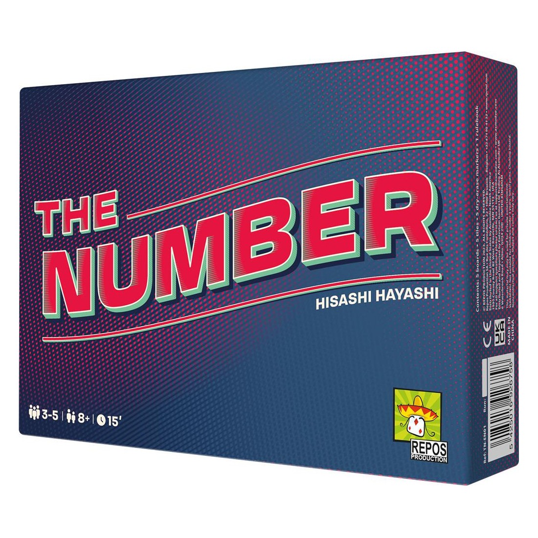 The Number, le nouveau jeu de société de Repos Production! - Repos