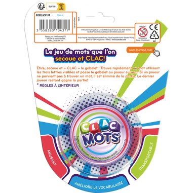 Clac Mots - Jeux de société - Foxmind Games