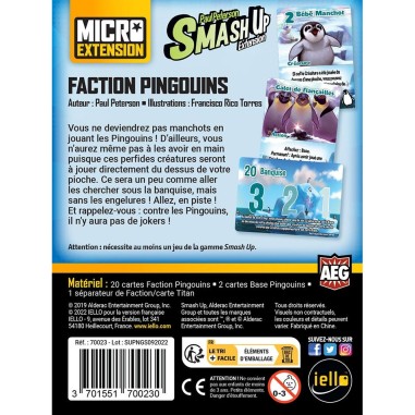 Smash Up : Faction Pingouins - Micro Extension - Jeux de société - Iello