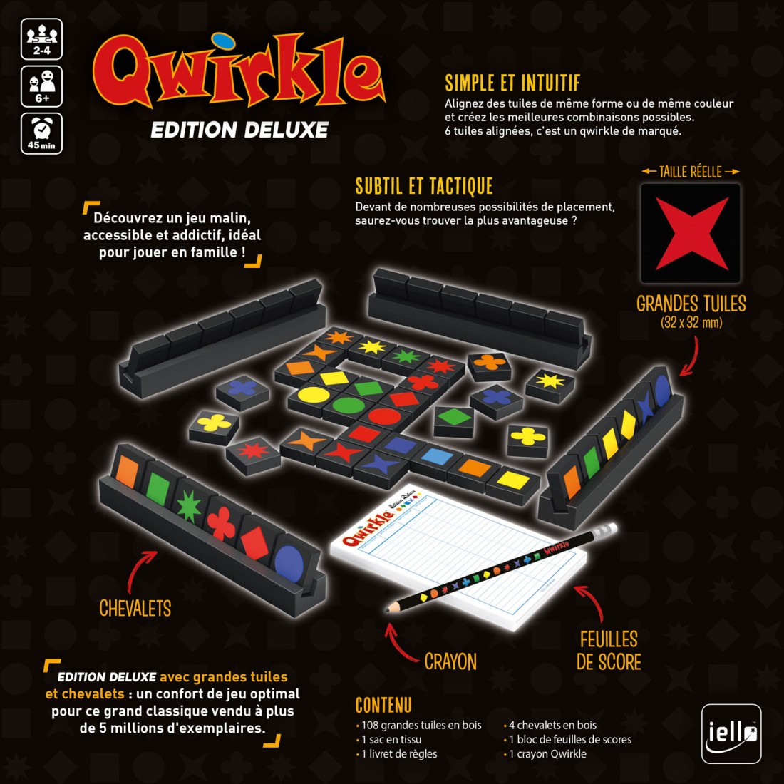 Qwirkle Deluxe - Jeux de société - Iello