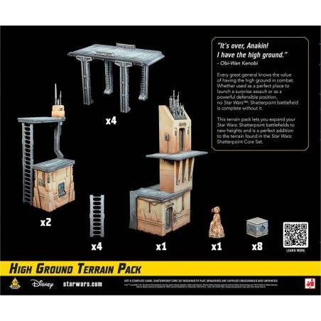 Star Wars : Shatterpoint - Set de Terrain Surélevé - Extension - Jeux de société - Atomic Mass Games