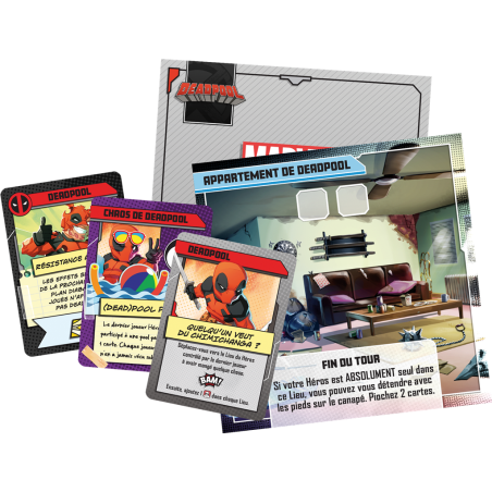 Marvel United - Deadpool - Jeux de société - Cmon