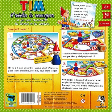 Tim t'aide à ranger - Jeu de société - Matagot