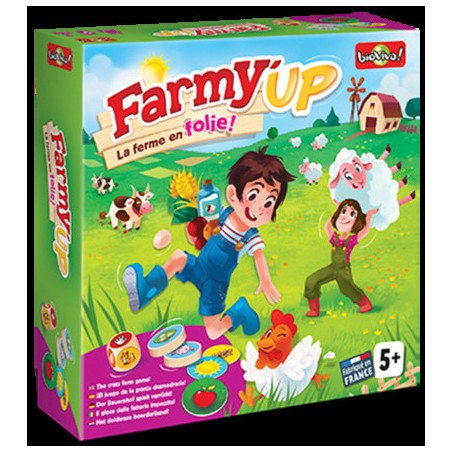 Farmy' Up - Jeux de société Enfants - Bioviva Editions