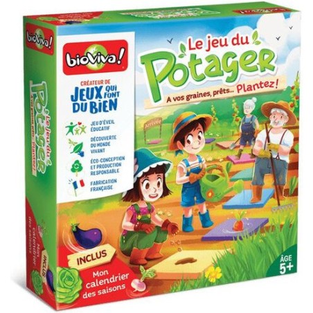 Le Jeu du Potager - Jeux de société Enfants - Bioviva Editions