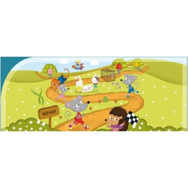 La course farfelue des souris des champs - jeu de parcours - Zoé Yatéka