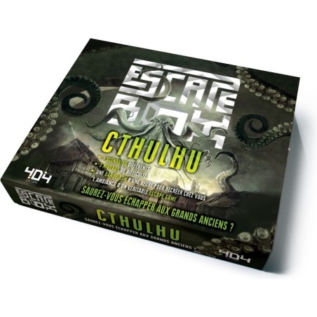 Escape Box - Cthulhu - un jeu 404 Editions - 404 Éditions