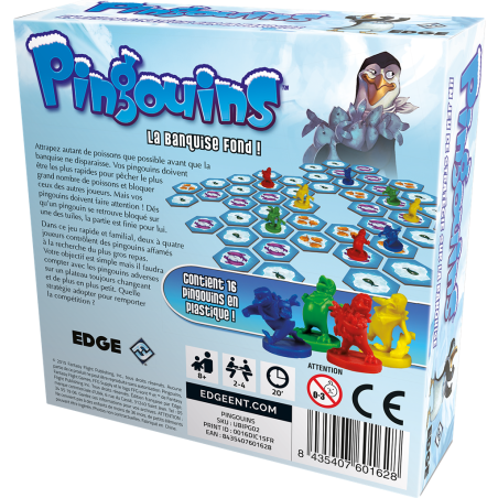 Pingouins - Le jeu de stratégie sur la banquise - Edition - Edge