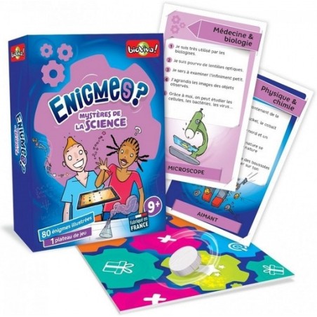 Enigmes - Mystères de la Science - Jeu de société - Bioviva Editions